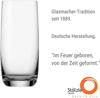 Produktbild von 6x Stölzle Lausitz Weinland Longdrinkbecher 390 ml
