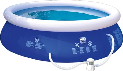 Produktbild von HAPPY PEOPLE® Quick-Up-Pool 3681,0 l blau 300,0 x 76,0 cm