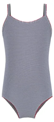 Immagine prodotto di Costume da bagno intero per bambine Petit Bateau, modello A0cnt, blu e bianco, taglia 3 anni
