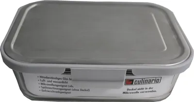 Produktbild von Frischhaltedose Grau 1,5 Liter Glas mit Kunststoffdeckel neuetischkultur