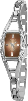 Produktbild von Akzent Damenuhr mit Metallarmband
