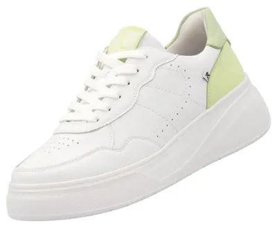 Produktbild von Rieker Damen Plateau Sneaker Weiß/Hellgrün