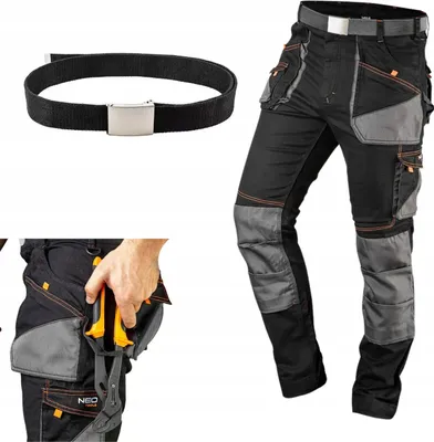 Produktbild von NEO TOOLS Profi HD Slim Arbeits-Set, Bundhose & Jacke, OXFORD-Verstärkt, Hohe Flexibilität und Komfort