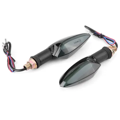 Image de Paire de clignotants LED pour moto et vélo Lampe de direction universelle