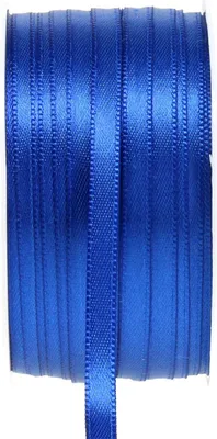 Produktbild von Dekoband Blau Satinband 6mm 50m Geschenkband Tischdeko Hochzeit
