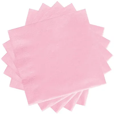 Produktbild von Papierservietten Rosa 33x33cm 20 Stück Tischdeko Geburtstag Hochzeit Party