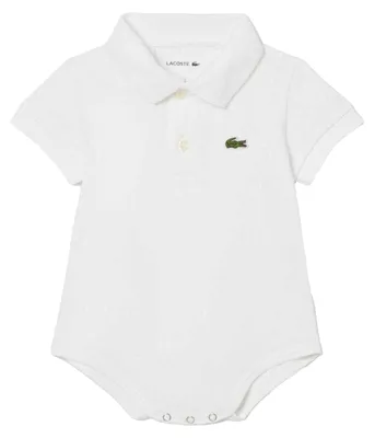 Productafbeelding van Lacoste - Romper voor baby, katoen pique, model GT31777 (3 maanden) (wit)