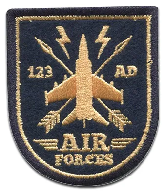 Obrázok produktu pre Air Forces Troopers - nášivka, nažehľovacia nášivka, nášivka, nášivky, na nažehlenie, veľkosť: 4,9 x 5,9 cm