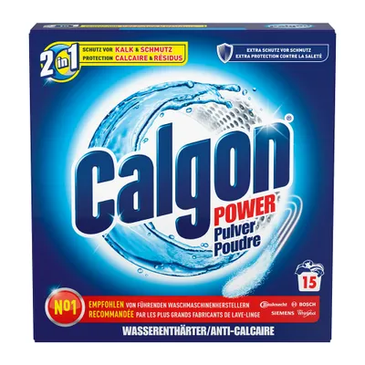 Produktbild von Calgon 3in1 Power Pulver Wasserenthärter Kalk Schmutz Waschmaschine 500g