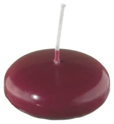 Produktbild von Schwimmkerzen Rotbraun 55 x Ø 80 mm, 8 Stück