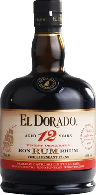 Produktbild von El Dorado 12 Jahre 40% Vol. 0,7L