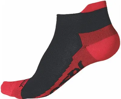 Produktbild von Sensor Race Coolmax (Polyesterfasern) Unsichtbare Socken schwarz/rot größe 6-8 (39-42) 1041006-16-01
