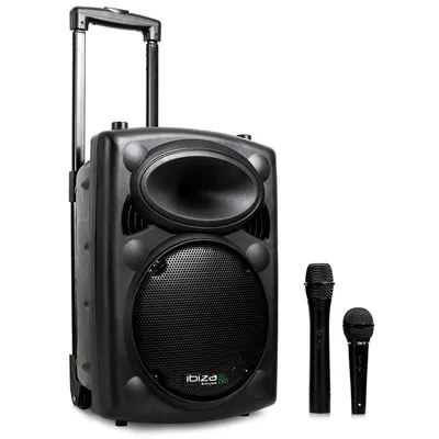 Produktbild von Ibiza Sound PORT8VHF-BT, 400 W, Kabelgebunden, 110 - 240 V, 50/60 Hz, 330 mm, 310 mm