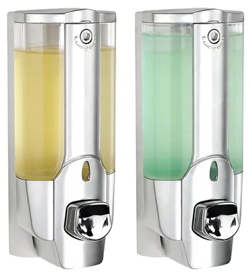 Imagen del producto de Dispensador de jabón de montaje en pared, manual, de 350 ml, para baño y cocina
