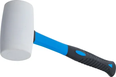 Produktbild von BGS 1967 Gummihammer, weißer Kopf, Ø 64 mm, 750 g