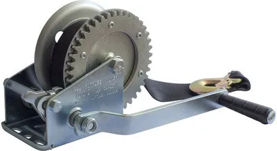 Produktbild von KNOTT Gurtwinde für Pkw-Anhänger 450 kg [7 m Gurtband, ohne Gehäuse]