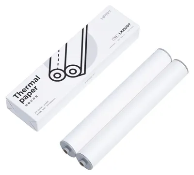 Produktbild von HPRT MT810 2 Stück A4-Thermopapierrolle für MT810-Thermodrucker BPA-frei 10 Bilder Langlebig Perfekt für Fotos, Bilder, Quittungen, Notizen und PDF-Dateien