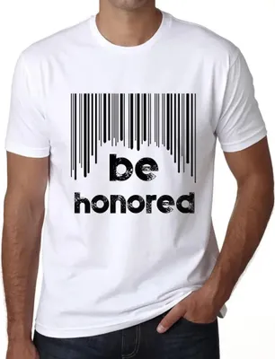 Produktbild von Herren Grafik T-Shirt Barcode wird eingelöst – Barcode Be Honored – Öko-Verantwortlich Vintage Jahrgang Kurzarm Lustige Druck Geburtstag Geschenk Mann