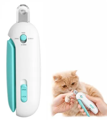 Produktbild von Katzen Krallenschere mit einstellbarer Öffnung, Haustier Nagelknipser mit Nagelfeile, Spritzschutz‑Design, für Katzen Kaninchen Hunde, Einsteiger geeignet
