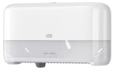 Zdjęcie produktu dla TORK 558060 TORK Toilettenpapierspender OptiServe® T7 558060 weiß Kunststoff, 1 St.