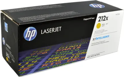 Produktbild von HP 212X Gelb Original LaserJet Tonerkartusche mit hoher Reichweite, 10000 Seiten, 0 Seiten, Gelb, 1 Stück(e)