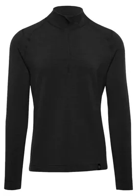 Produktbild von Merino ARCTIC Long Sleeve Shirt 1/2 Zip Men Black.Größe:M