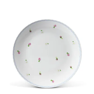 Zdjęcie produktu dla Talerz deserowy, 21 cm, RoseLine, kwiaty, Leander, czeska porcelana Bez monogramu: bez monogramu