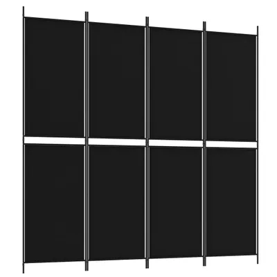Immagine prodotto di vidaXL Paravento a 4 ante, nero, 200x200 cm, in tessuto
