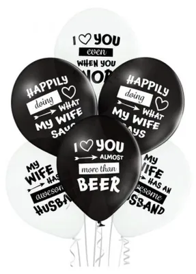 Image de Mariage « La meilleure épouse qui soit », ballons, lot de 6, 30 cm