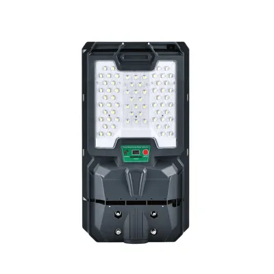 Zdjęcie produktu dla MasterLED Solar Street Light Lix 100W – 6000K zimna biel – IP65 szary – czujnik PIR pilot zdalnego sterowania – oświetlenie ogrodowe