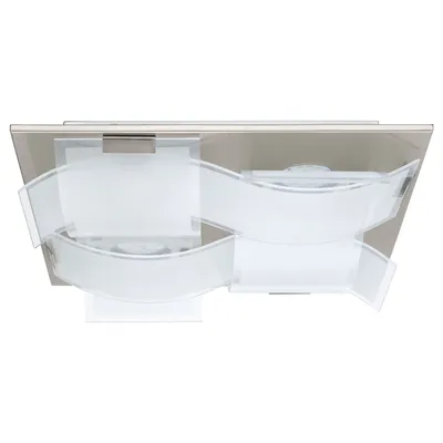 Produktbild von EGLO Guadiano, LED, Nicht austauschbare(s) Leuchtmittel, 3000 K, 550 lm, IP20, Nickel, Transparent, Weiß