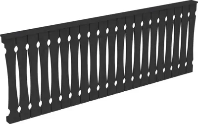 Produktbild von Brüstung Balkonschalung SKAN HOLZ 270 x 96 cm anthrazit