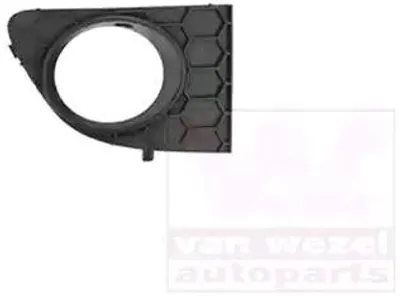 Produktbild von VAN WEZEL Lüftungsgitter Grill Stoßfänger für FIAT PUNTO (199) mit Loch/Löchern für Nebellampen