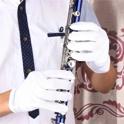 Productafbeelding van Concertfluit wit koper zilverkleurig verzilverd blaasinstrument