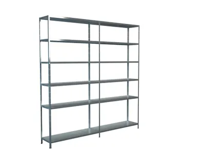 Immagine prodotto di Scaffale metallico Schulte 4542-V 2300x2200x350 mm, 12 ripiani, portata 1020 kg, zincato