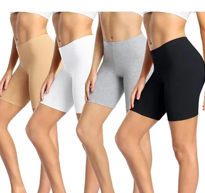 Imagen del producto de Omgoods - Juego de 4 boxers para mujer, confeccionados en algodón para mayor comodidad