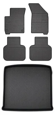 Obrázok produktu pre Gumové autokoberce SolidPRO + vaňa kufra pre: Fiat Freemont 2011-2016 5 ks