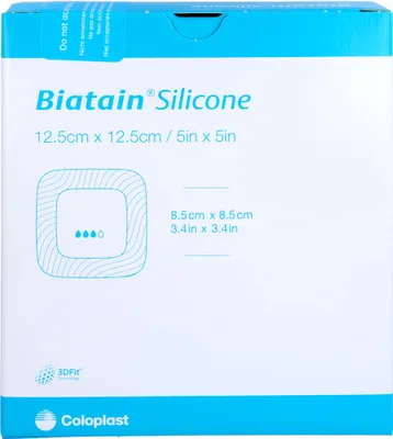 Produktbild von BIATAIN Silicone Schaumverband 12,5x12,5 cm, 10 St VER