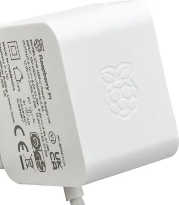 Produktbild von Raspberry Pi 27W USB-C Power Supply, Netzteil, weiß