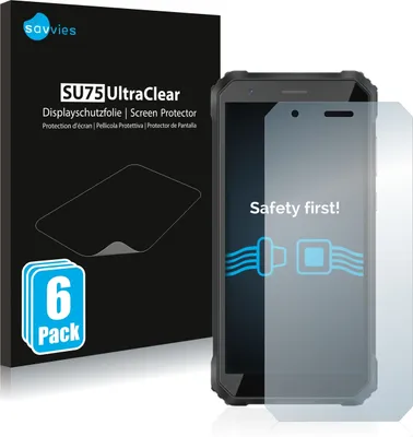 Produktbild von 6x Für Blackview Oscal S60 Pro Schutzfolie Savvies Displayschutz Display Schutz Folie Klar Transparent