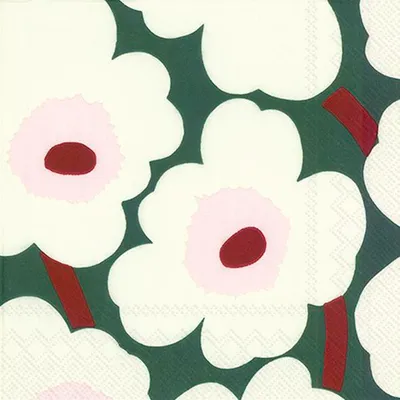 Produktbild von Servietten 33x33 cm - UNIKKO green cream