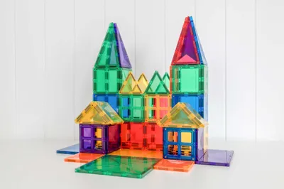 Produktbild von Connetix magnetisches Spielzeug Bauset Regenbogen 102 Teile kreativ