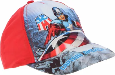 Immagine prodotto di Cappellino Avengers per bambini Copricapo elegante protezione solare per bambini rosso
