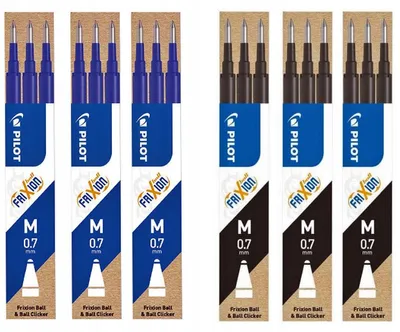 Produktbild von PILOT Frixion Tintenpatronen 0,7 mm Set Schwarz Blau
