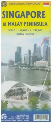 Obrázok produktu pre Mapa Singapuru a Malajského polostrova