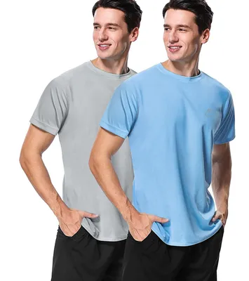 Zdjęcie produktu dla Koszulka rashguard z krótkim rękawem dla mężczyzn, zapewniająca ochronę przed promieniowaniem UV