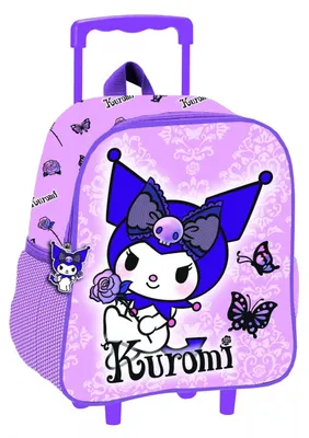 Produktbild von Kuromi Trolley-Rucksack für Kindergartenkinder 32 cm
