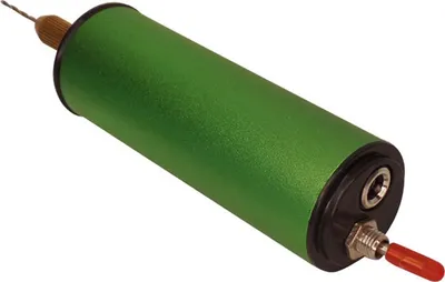 Productafbeelding van Instelbare, elektrische mini-boormachine van 0,8 tot 1,2 mm, met 8 boortjes van 0,8 mm en 1,1 mm, geschikt voor sieraden, doe-het-zelf projecten, aluminiumproducten, hout en sleutelhangers