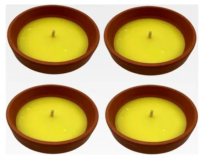 Produktbild von Citronella-Kerze für den Außenbereich im Terrakottatopf