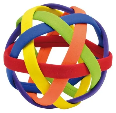 Productafbeelding van Eduplay Ball, speelgoed, netbal, 15 cm, kleurrijk, kunststof